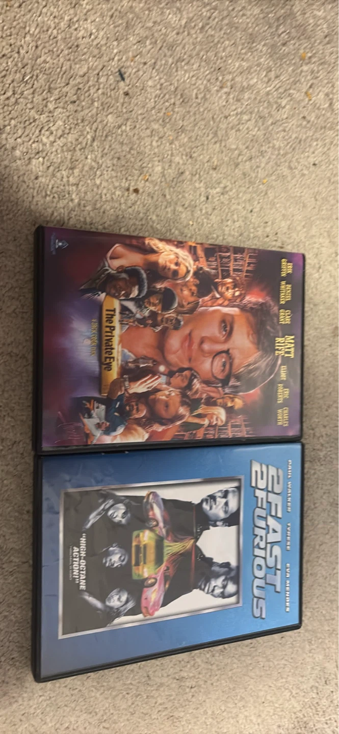 The Private Eye DVD & 2 Fast 2 Furious DVD