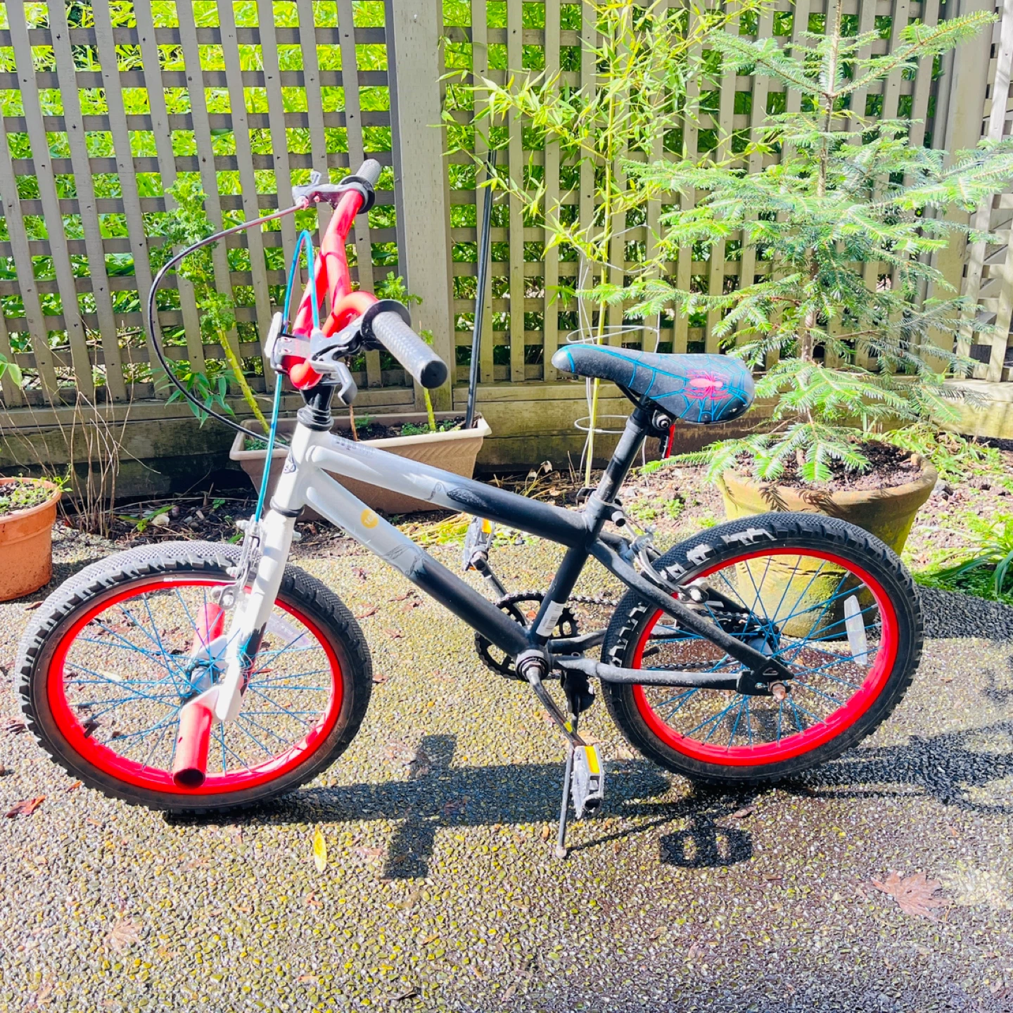 Kids Bike - Red & Blue Wheels - photo 2