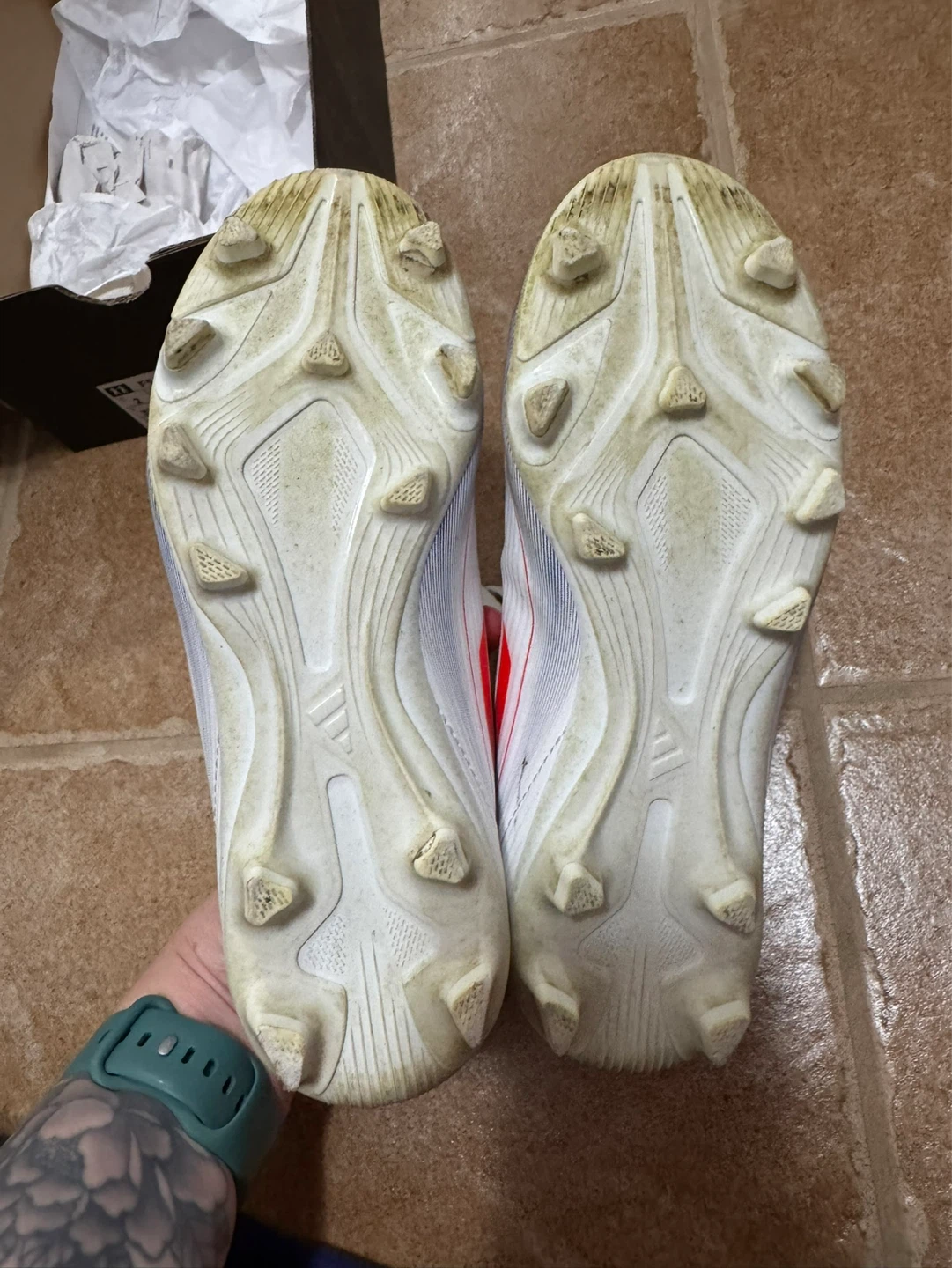 Adidas F50 Club FXG J Soccer Cleats Size 2 - photo 2