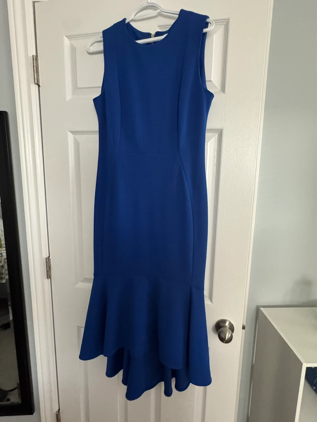 Calvin Klein Ryleigh Knit Dress Cobalt Blue Size 8
