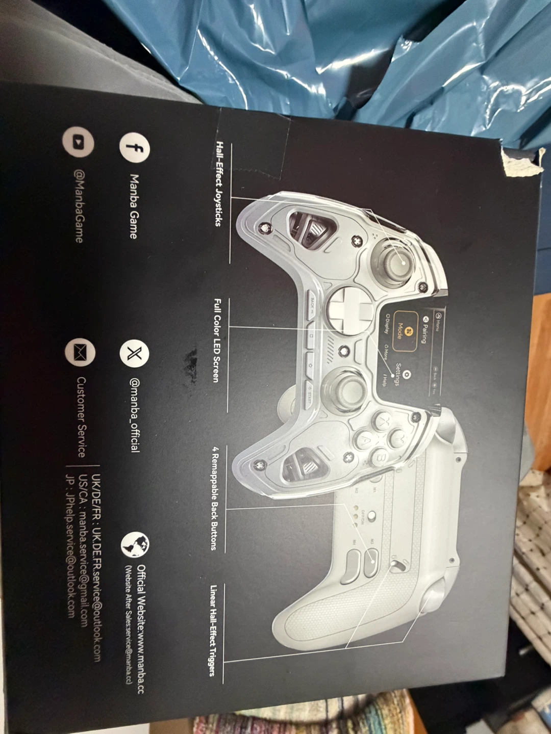 Manba Wireless Game Controller - White - photo 5