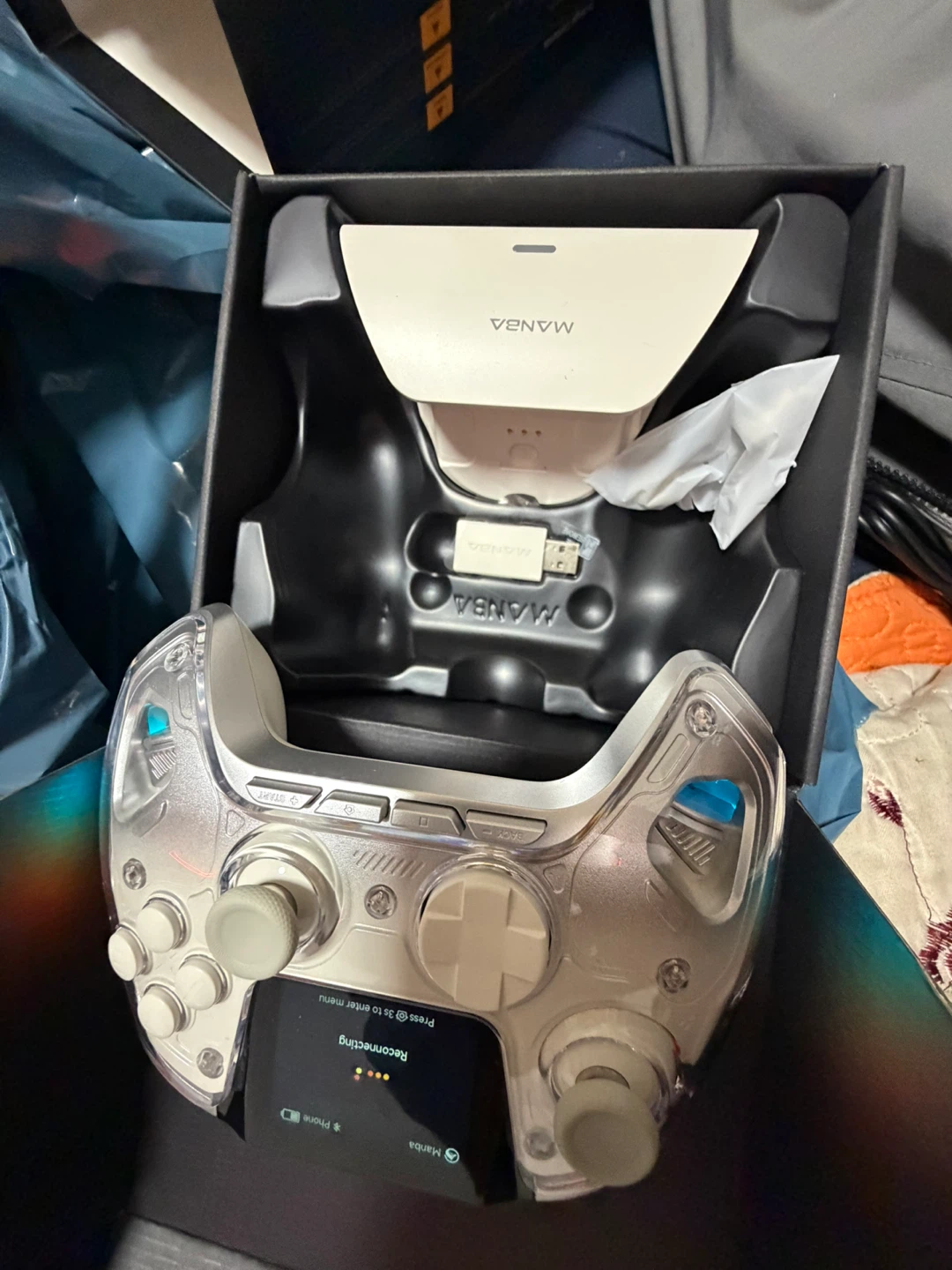 Manba Wireless Game Controller - White - photo 2