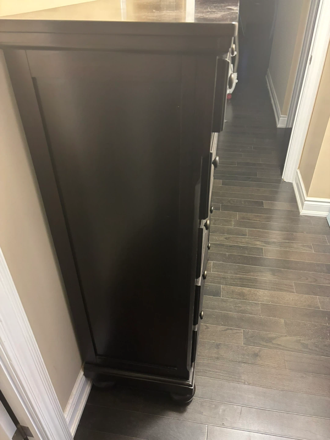 Dark Brown 5-Drawer Dresser - photo 2