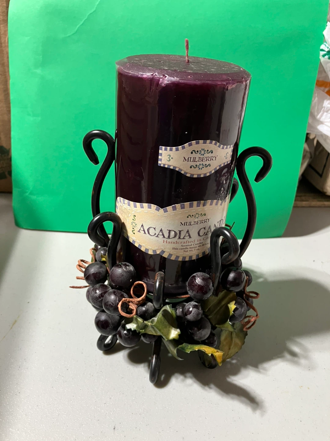 Mulberry Acadia Candle Holder