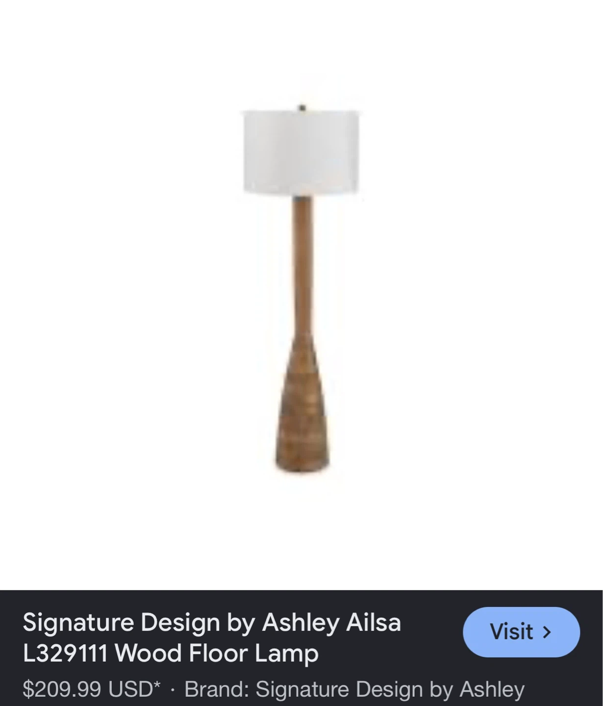 Signature Design by Ashley Wood Floor Lamp - photo 3