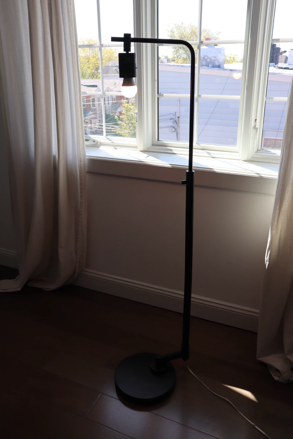 Black Metal Floor Lamp