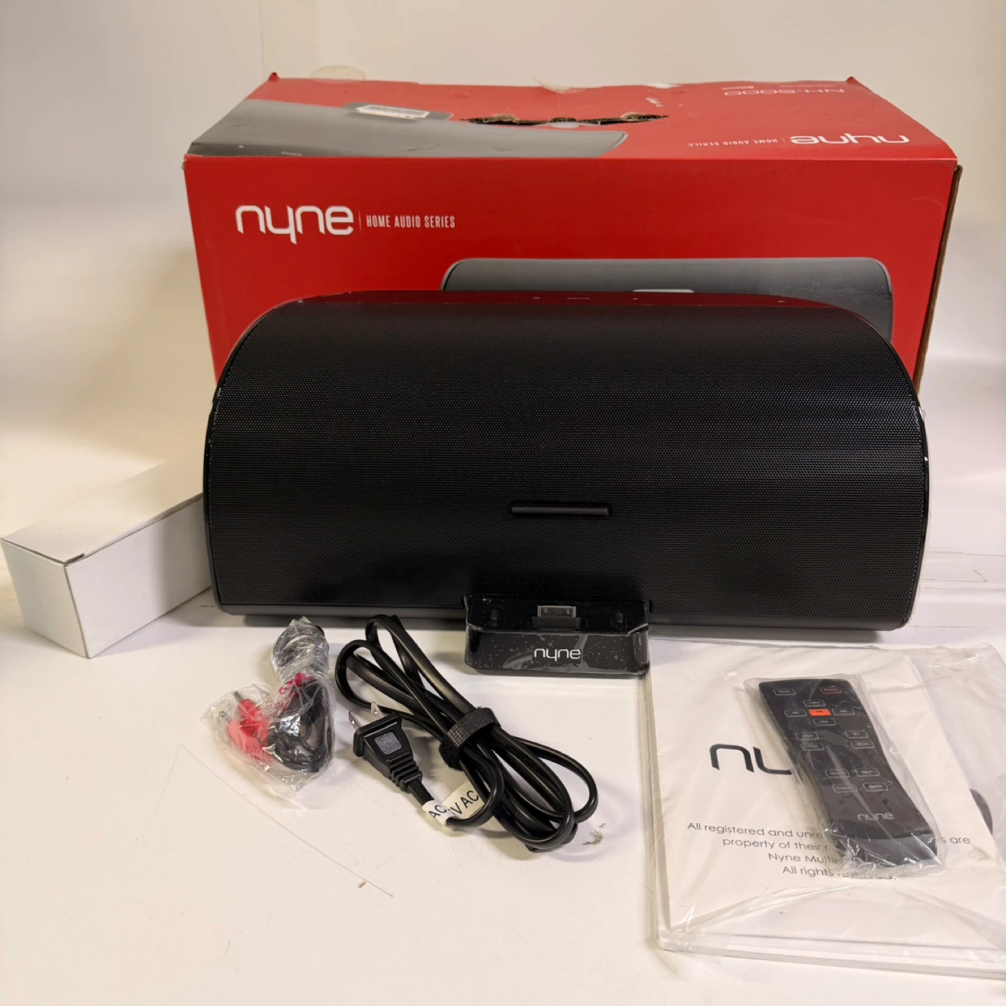 Nyne NH-5000 Bluetooth Speaker Dock Home Audio System NEW