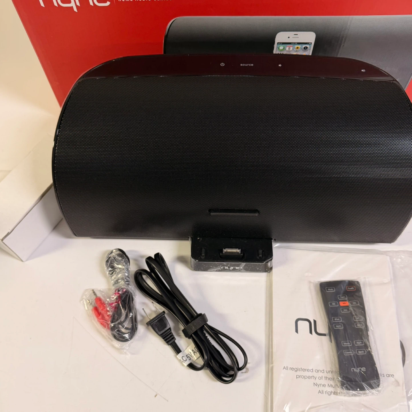 Nyne NH-5000 Bluetooth Speaker Dock Home Audio System NEW - photo 2