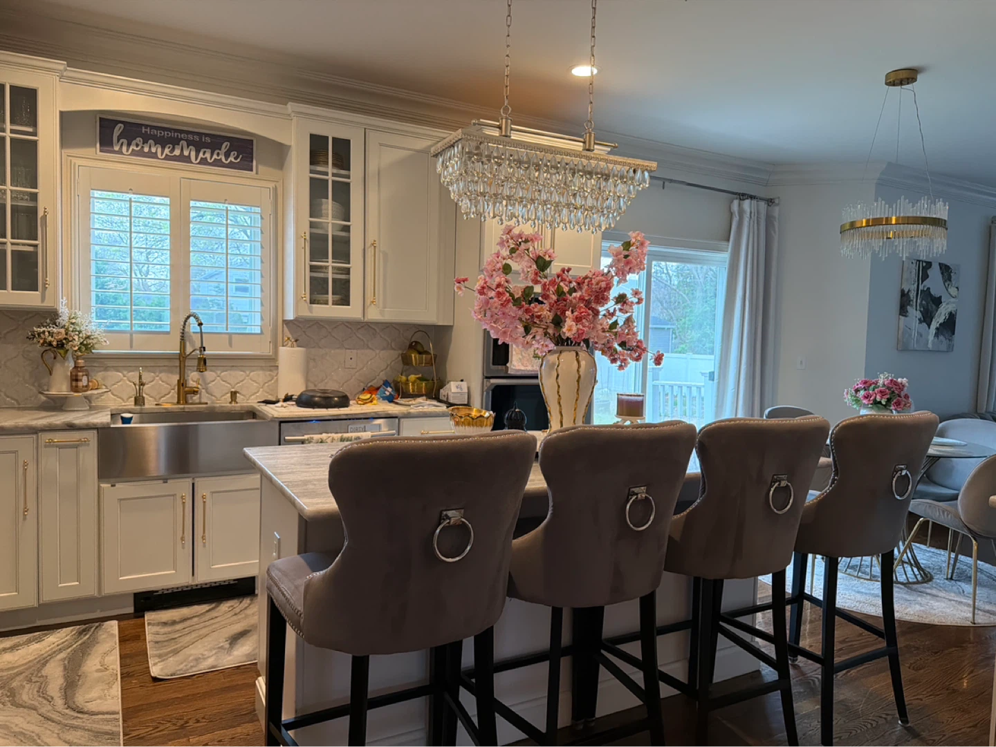 Set of 4 bar stools