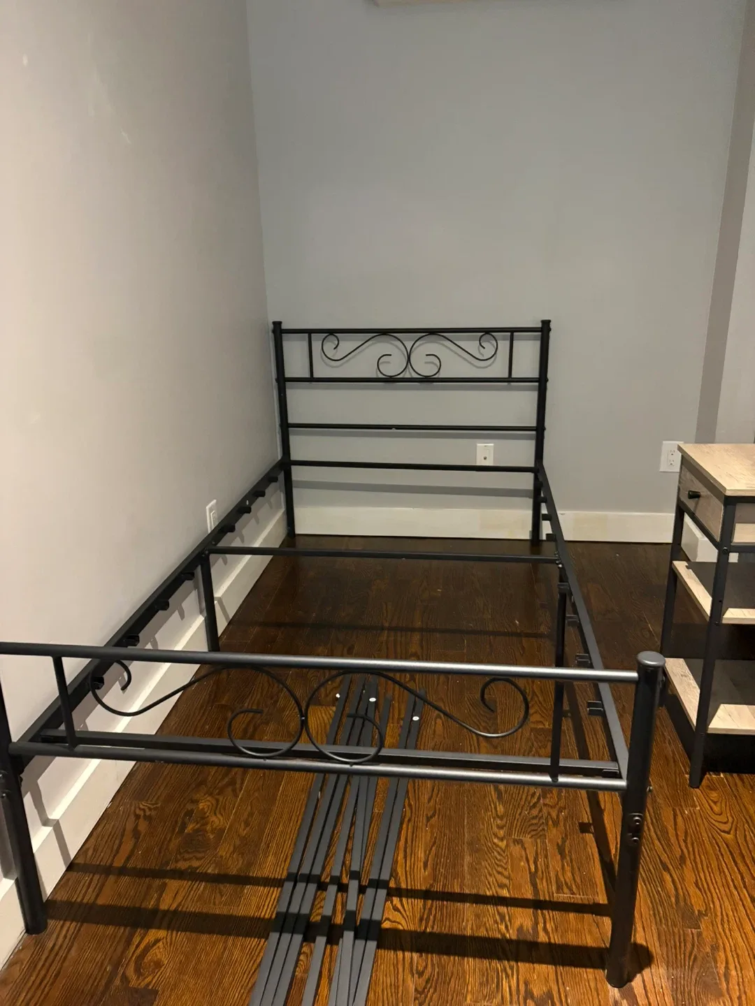 Black Metal Bed Frame - photo 3