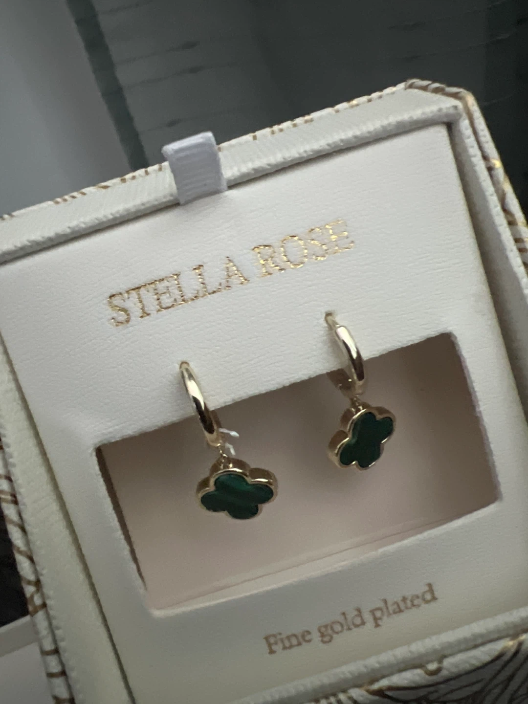 Stella Rose Fine Gold Plated Clover Earrings & Bracelet Set - photo 2
