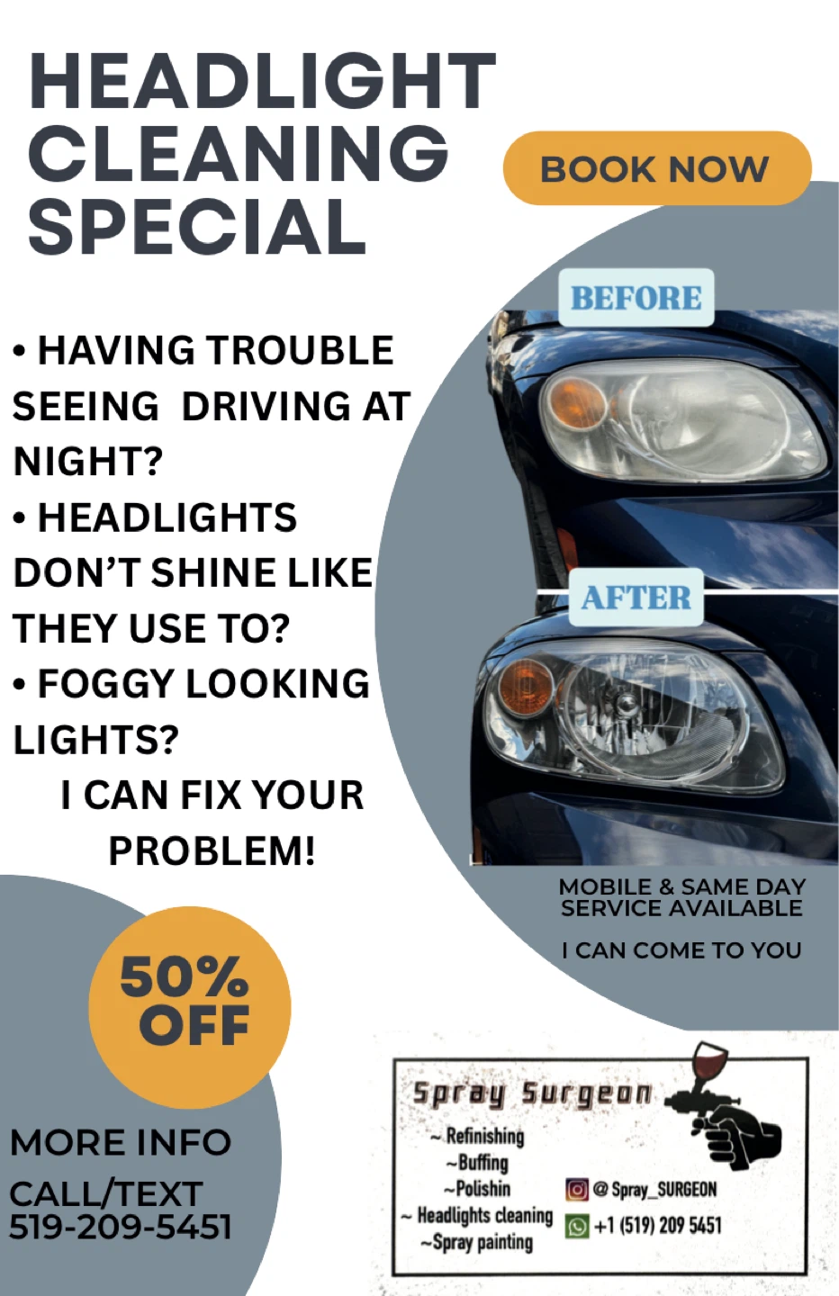 Headlight Restoration - photo 2