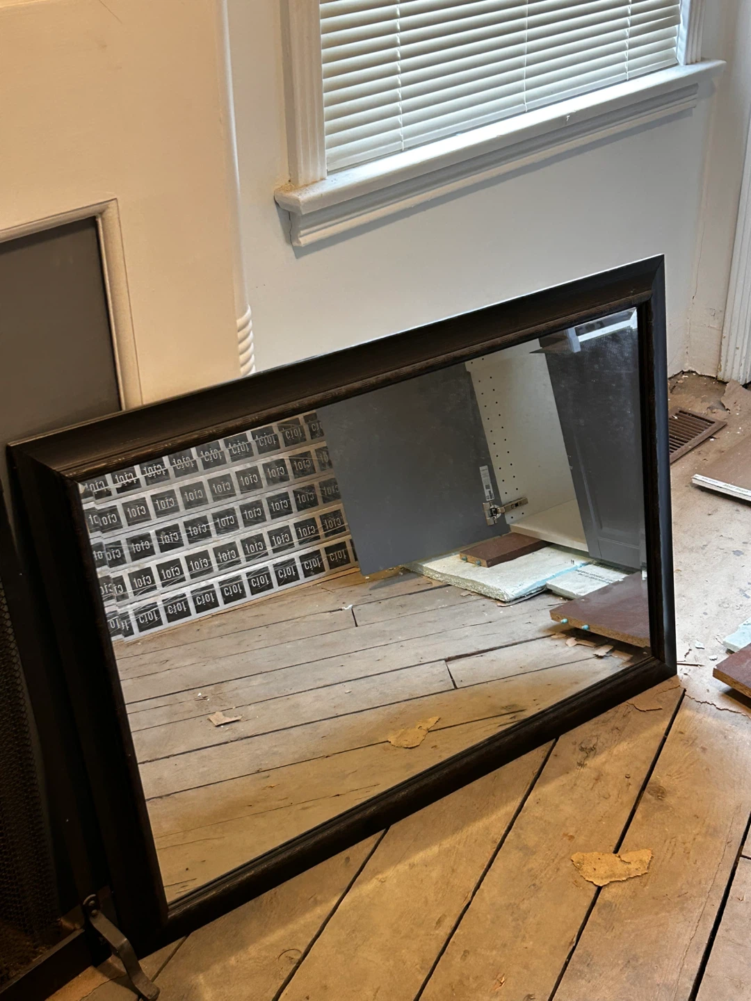 Black Framed Mirror