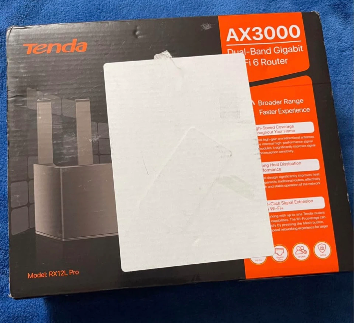 Tenda AX3000 Dual-Band Gigabit Wi-Fi 6 Router RX12L Pro - photo 3