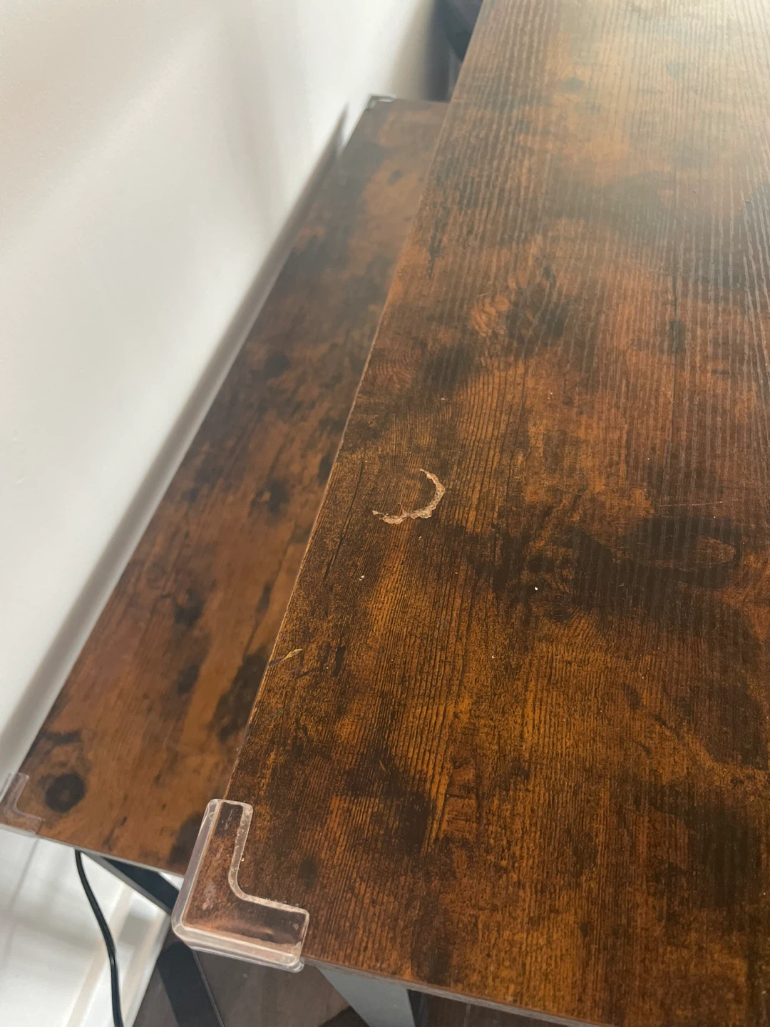 Rustic Wood Dining Table with 2 Benches - photo 3