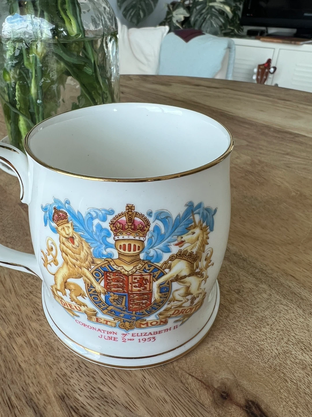 Coronation of Elizabeth II Commemorative Mug June 2nd 1953 - photo 5