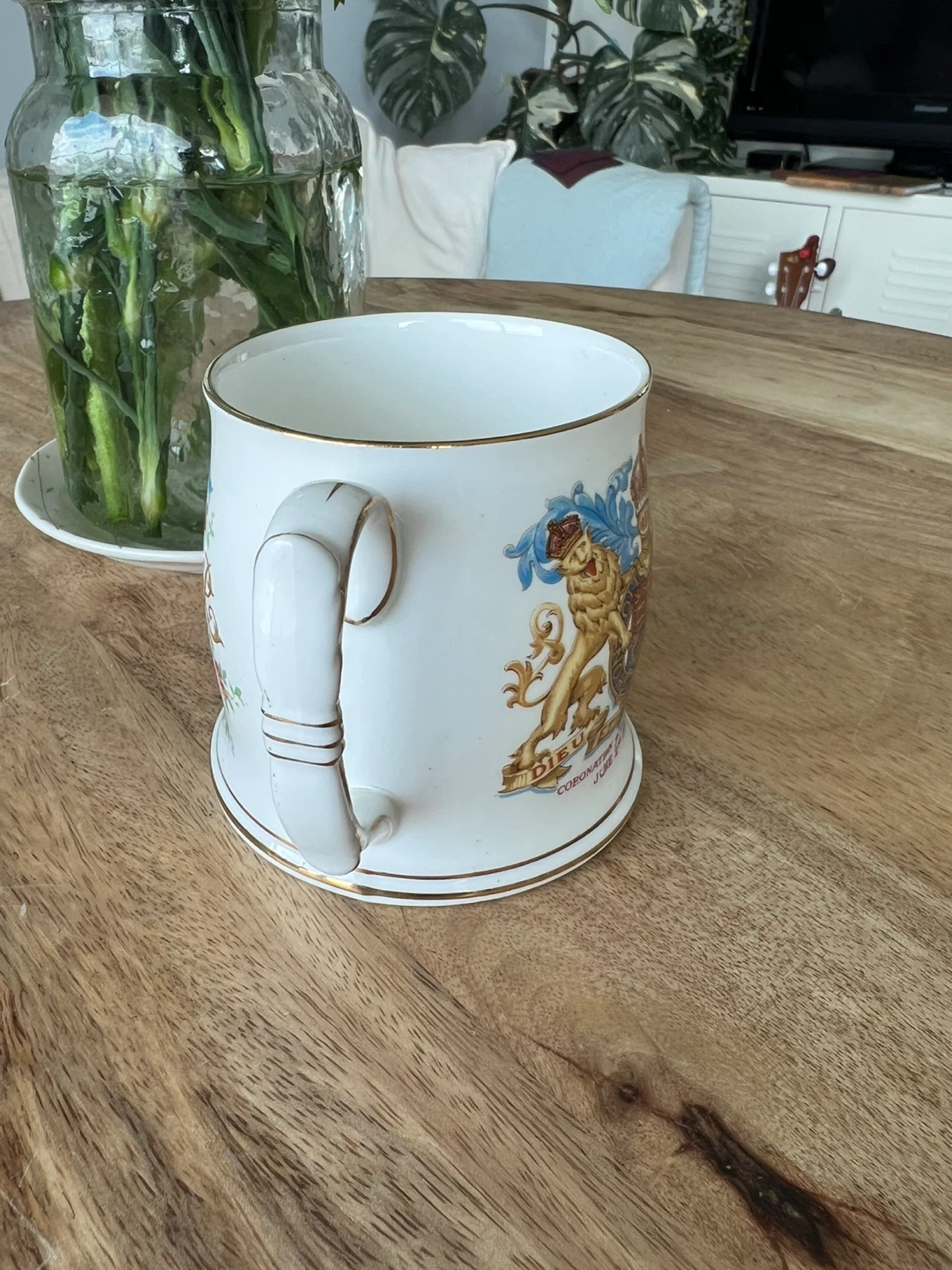 Coronation of Elizabeth II Commemorative Mug June 2nd 1953 - photo 4