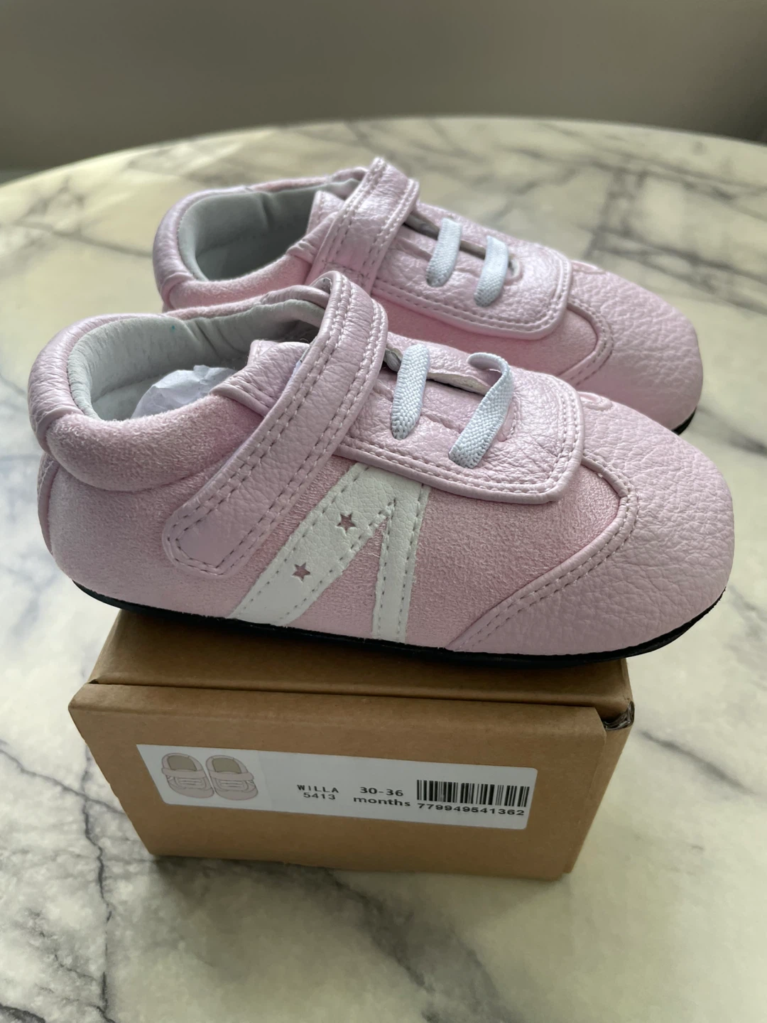 Jack & Lily Pink "Willa" Toddler Shoes - 30-36 Months