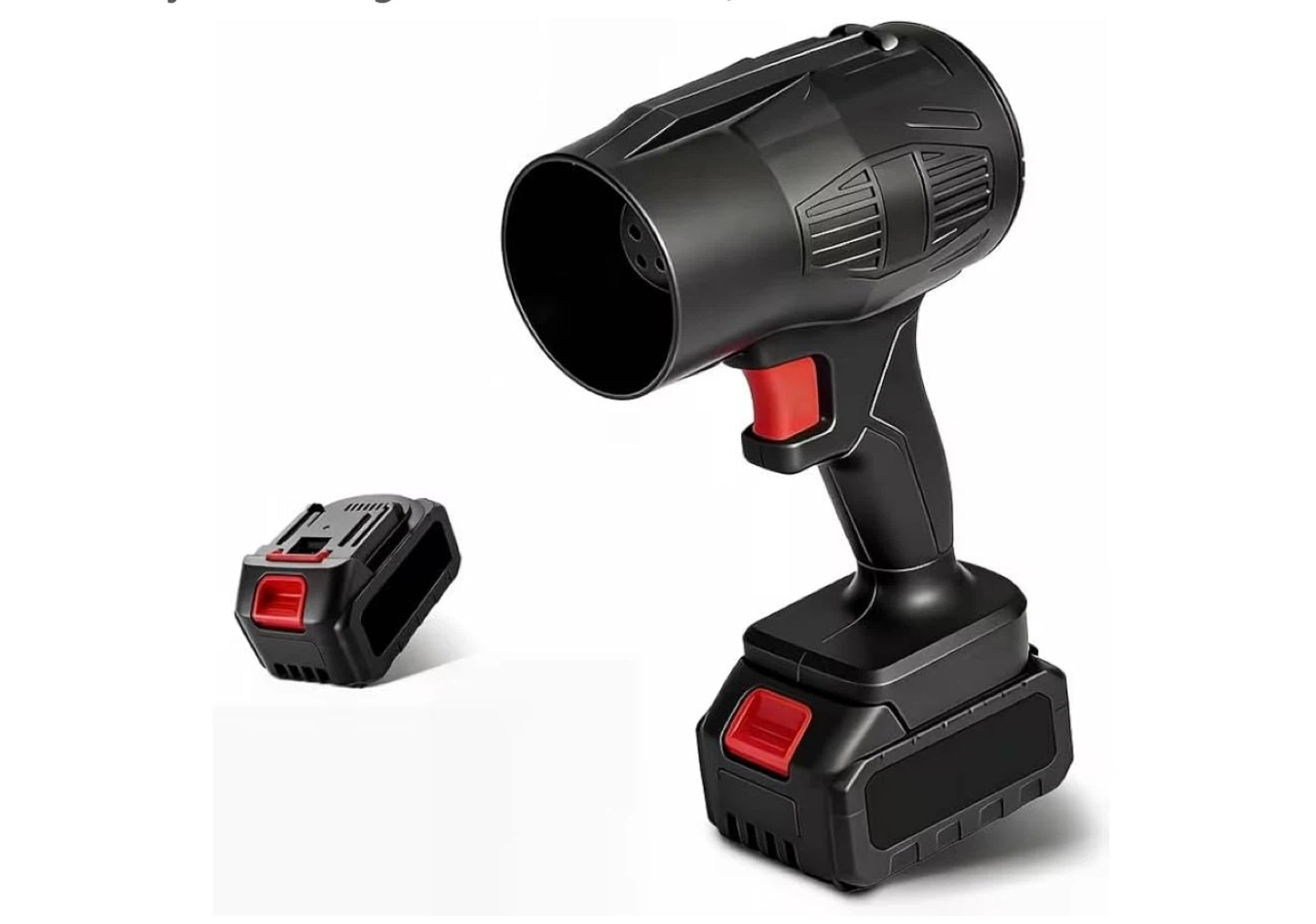 Black Cordless Electric Air Blower with Battery