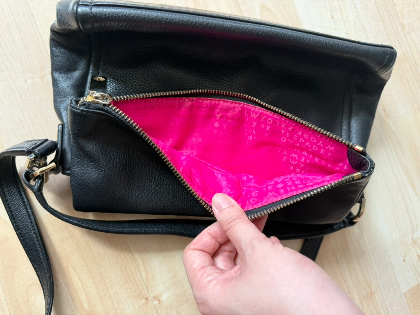 Kate Spade Black Leather Crossbody Bag - photo 5