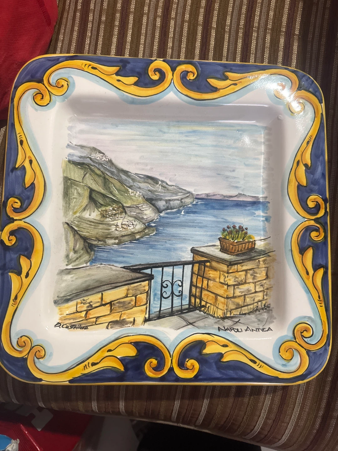 Napoli Antica Ceramic Decorative Plate