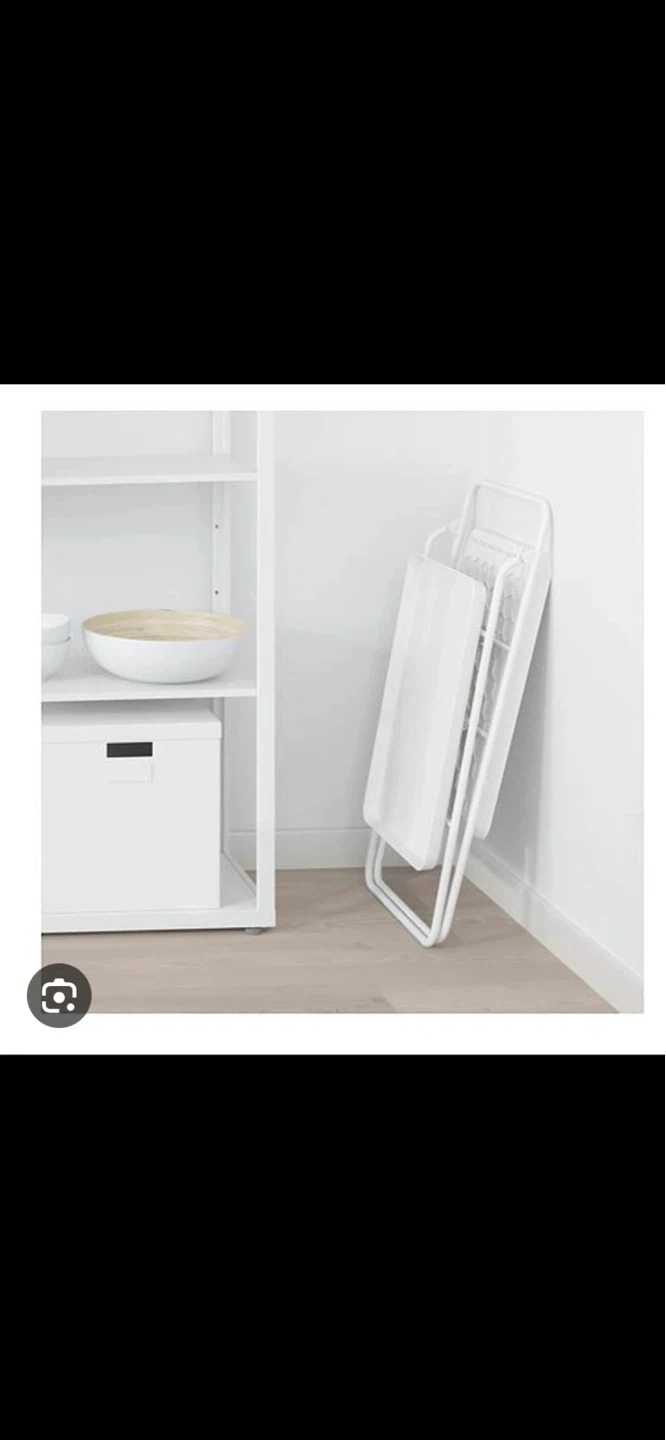 IKEA White 2-Tier Side Table - photo 5