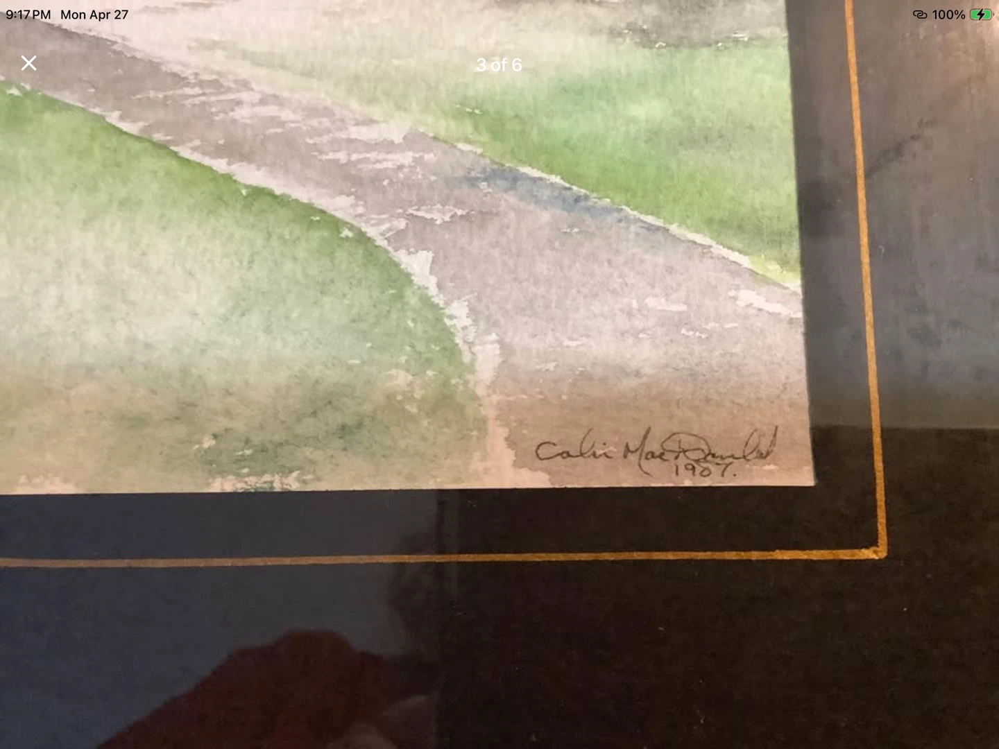 1907 Orig Watercolour Ptg by Colin Mac Donald 🐞 - photo 2