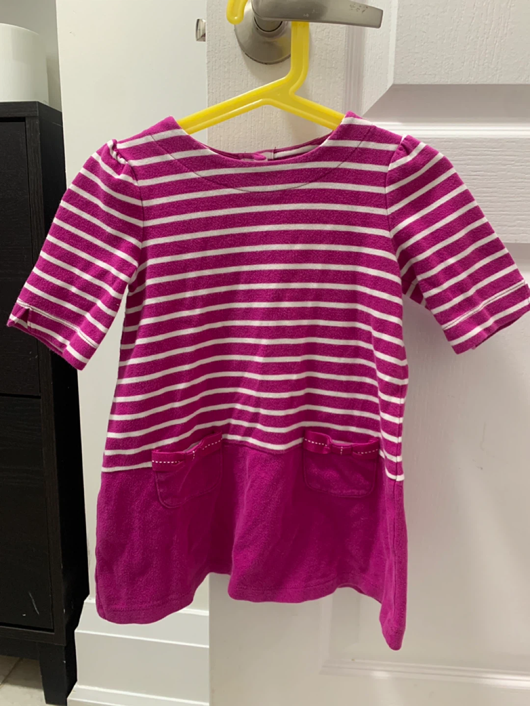 Gymboree 4T Girls Striped Dress with Pockets