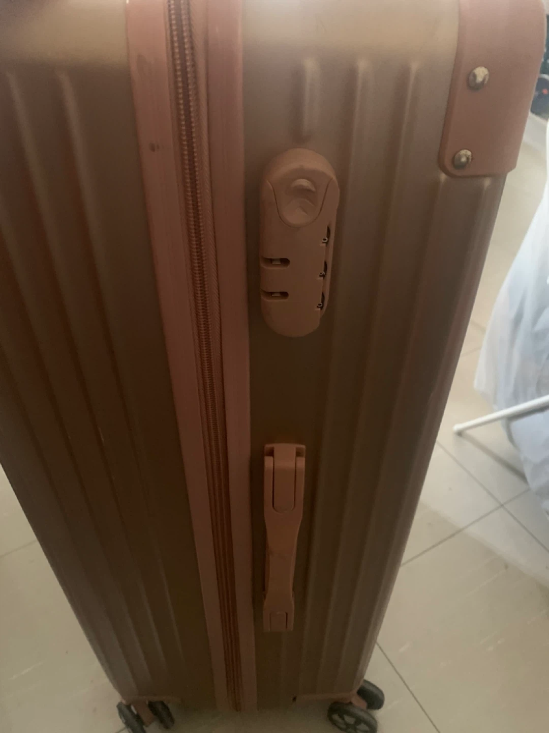 Rose Gold Hard-Shell Luggage