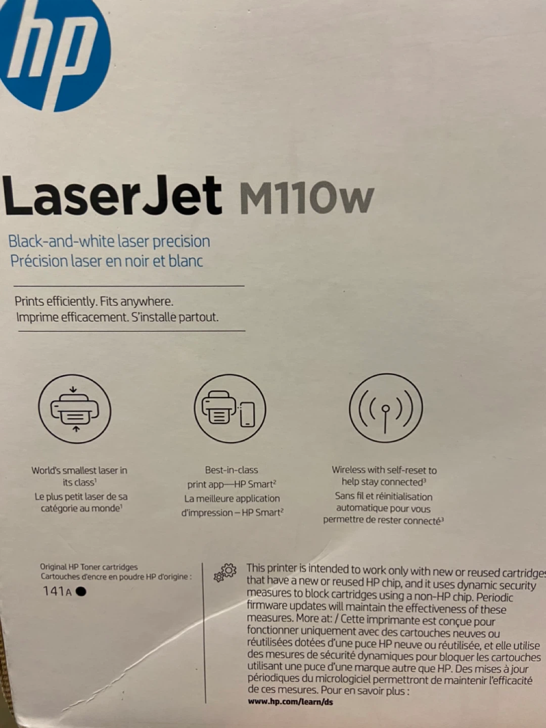 HP LaserJet M110w Black-and-white Laser Printer