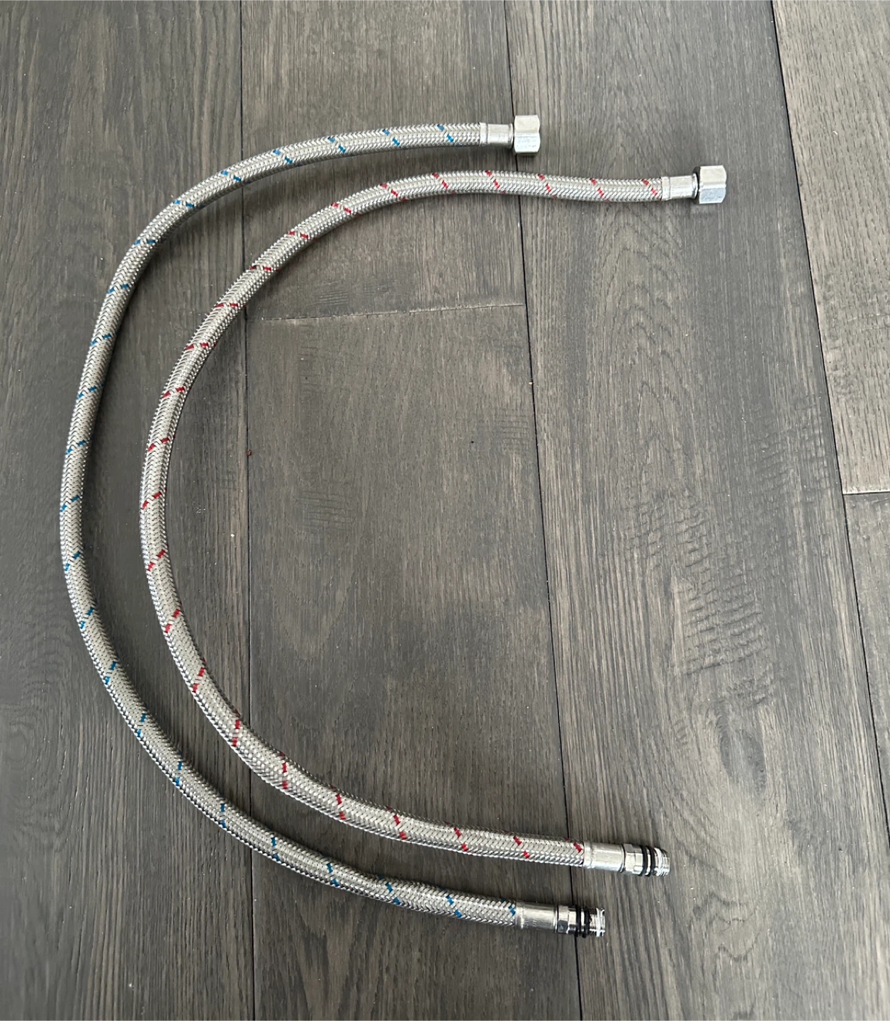 Braided Stainless Steel Hoses (2 pc)