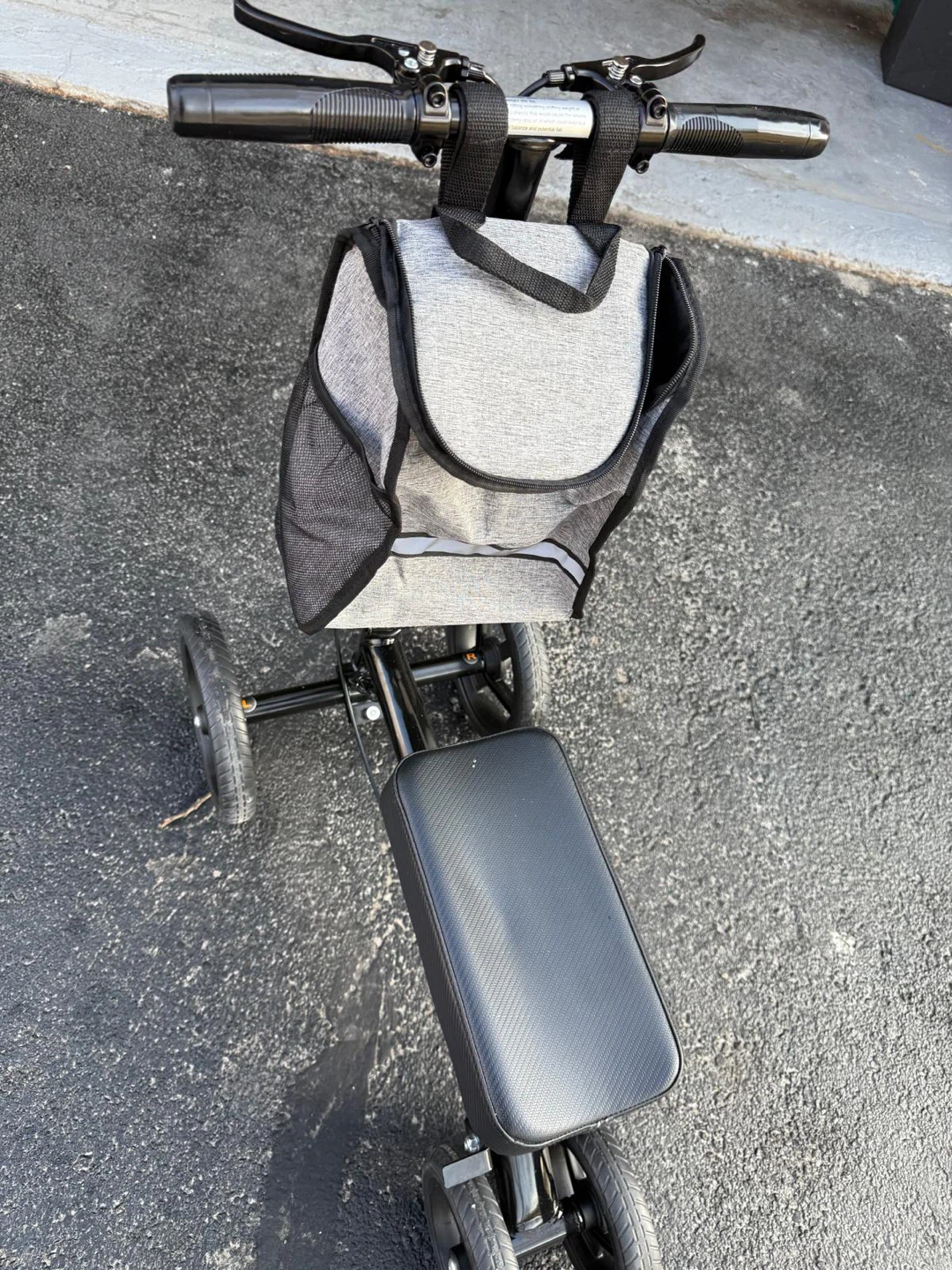 3-Wheel Scooter Walker with Bag - photo 3