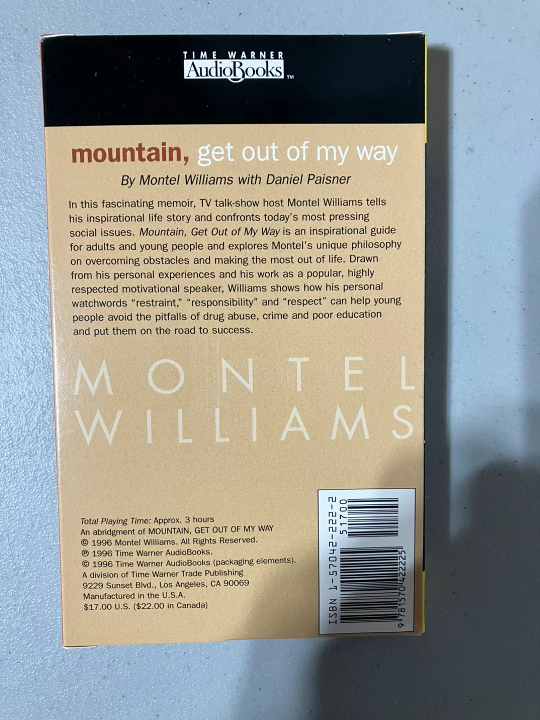 Montel Williams Audio Book - photo 2