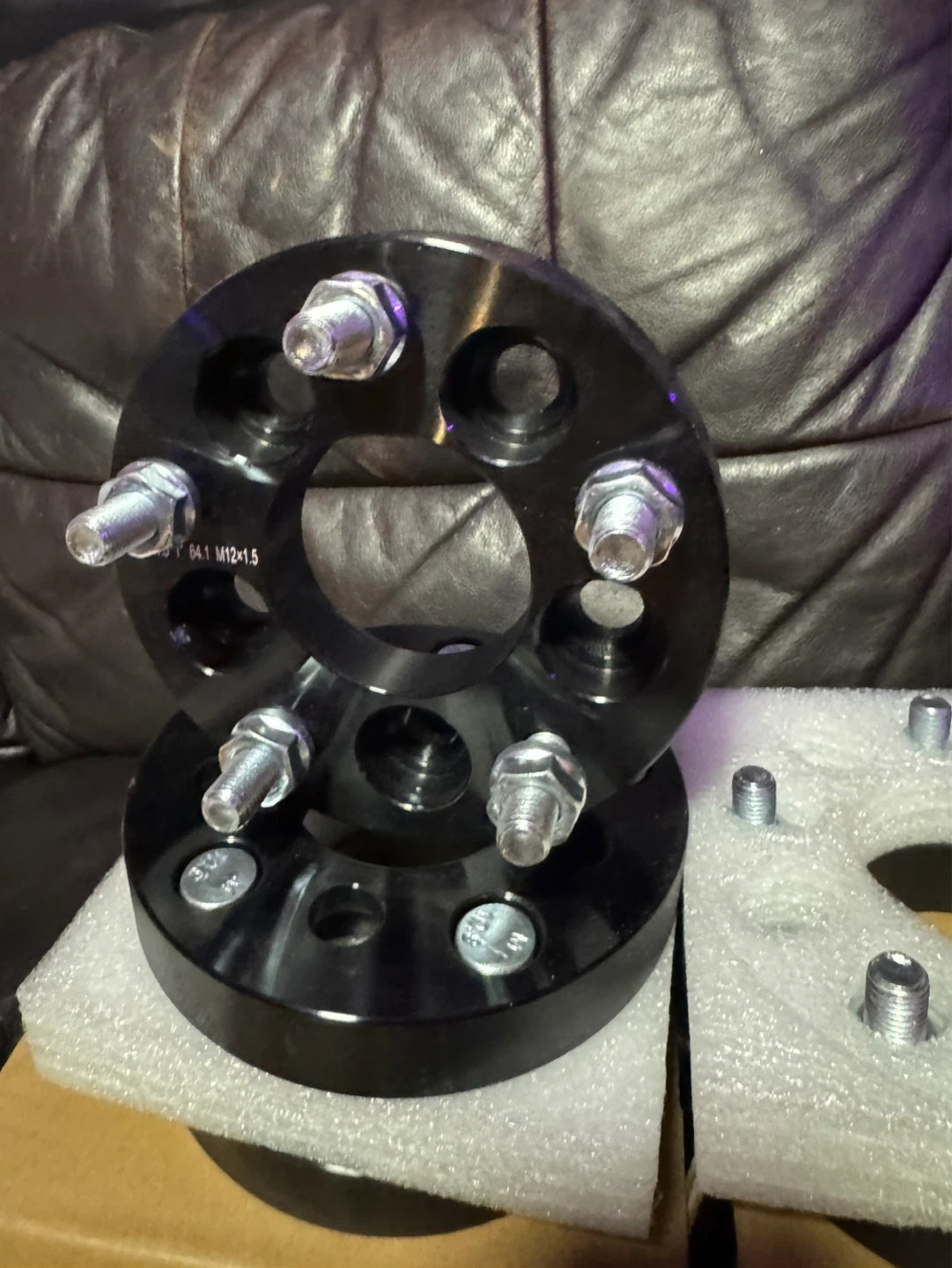 Wheel Spacers 5x100 5x4.5 1" 64.1mm M12x1.5 - photo 4