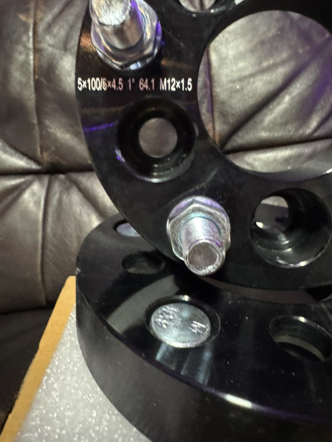 Wheel Spacers 5x100 5x4.5 1" 64.1mm M12x1.5 - photo 3