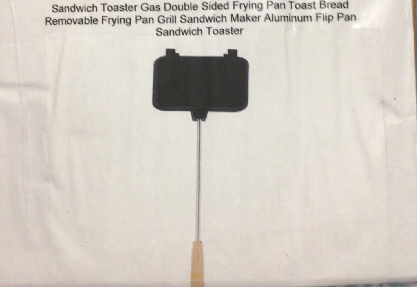 Aluminum Double Sided Sandwich Toaster Pan