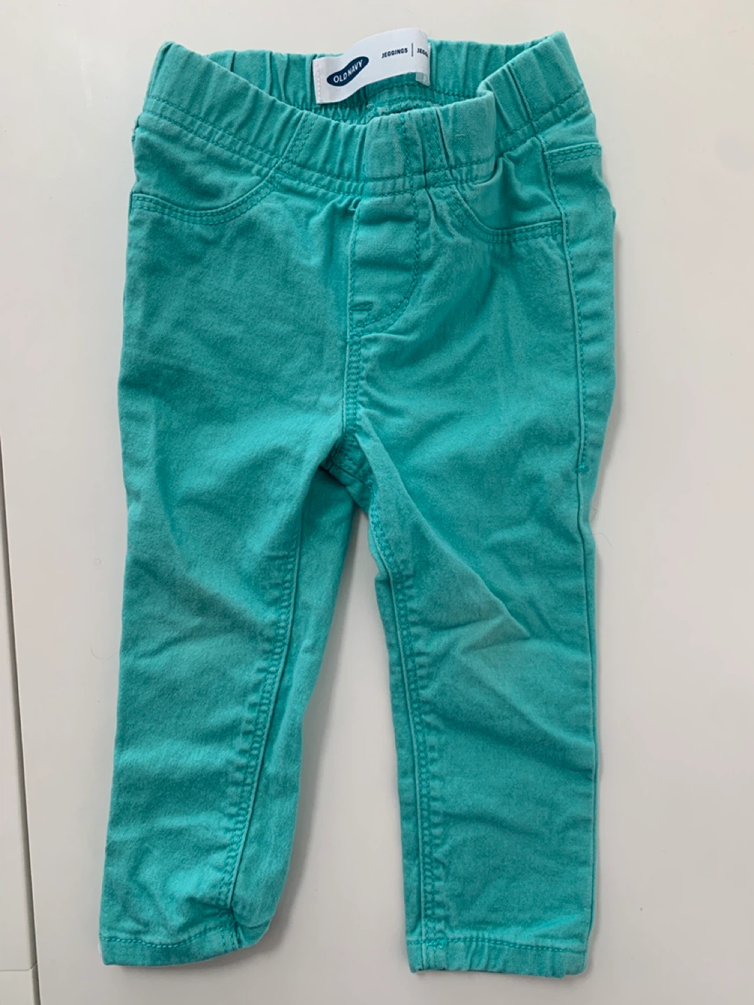 18-24 months Old Navy Girls Teal Jeggings