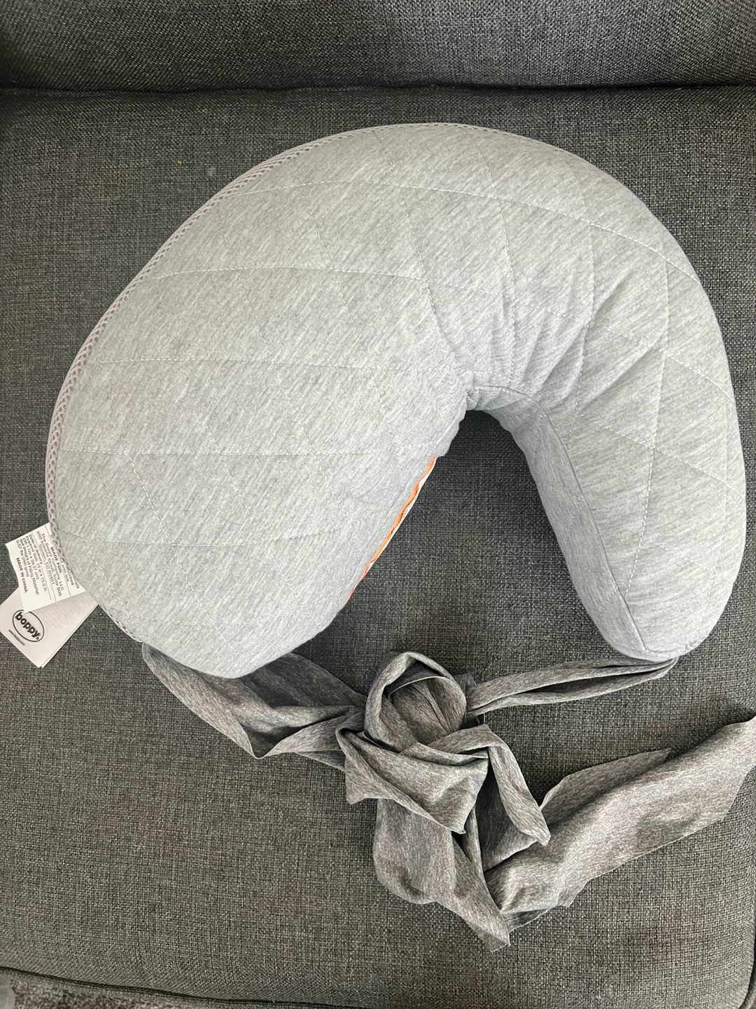 Boppy Anywhere Nursing Pillow Support - Soft Gray Heathered - photo 2