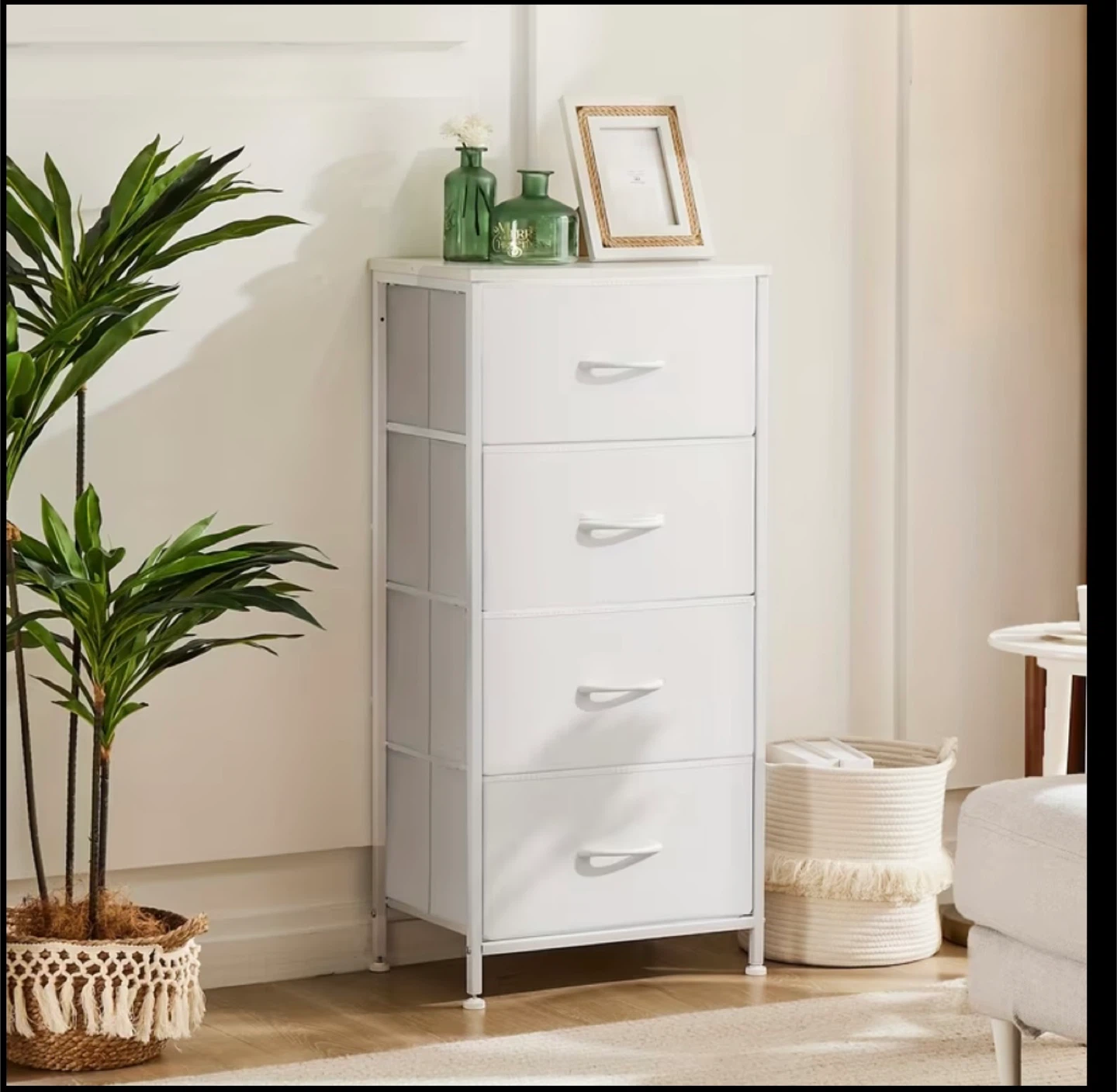 Brand New 4-Drawer Fabric Dresser Storage Organizer