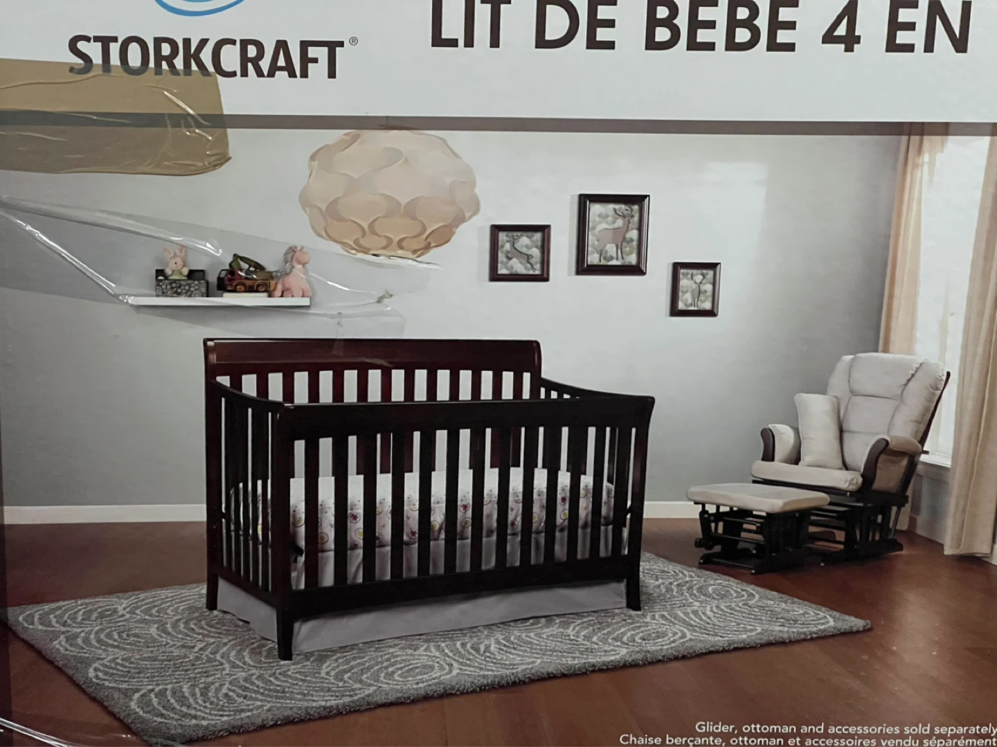 Storkcraft Avalon 4-in-1 Convertible Crib