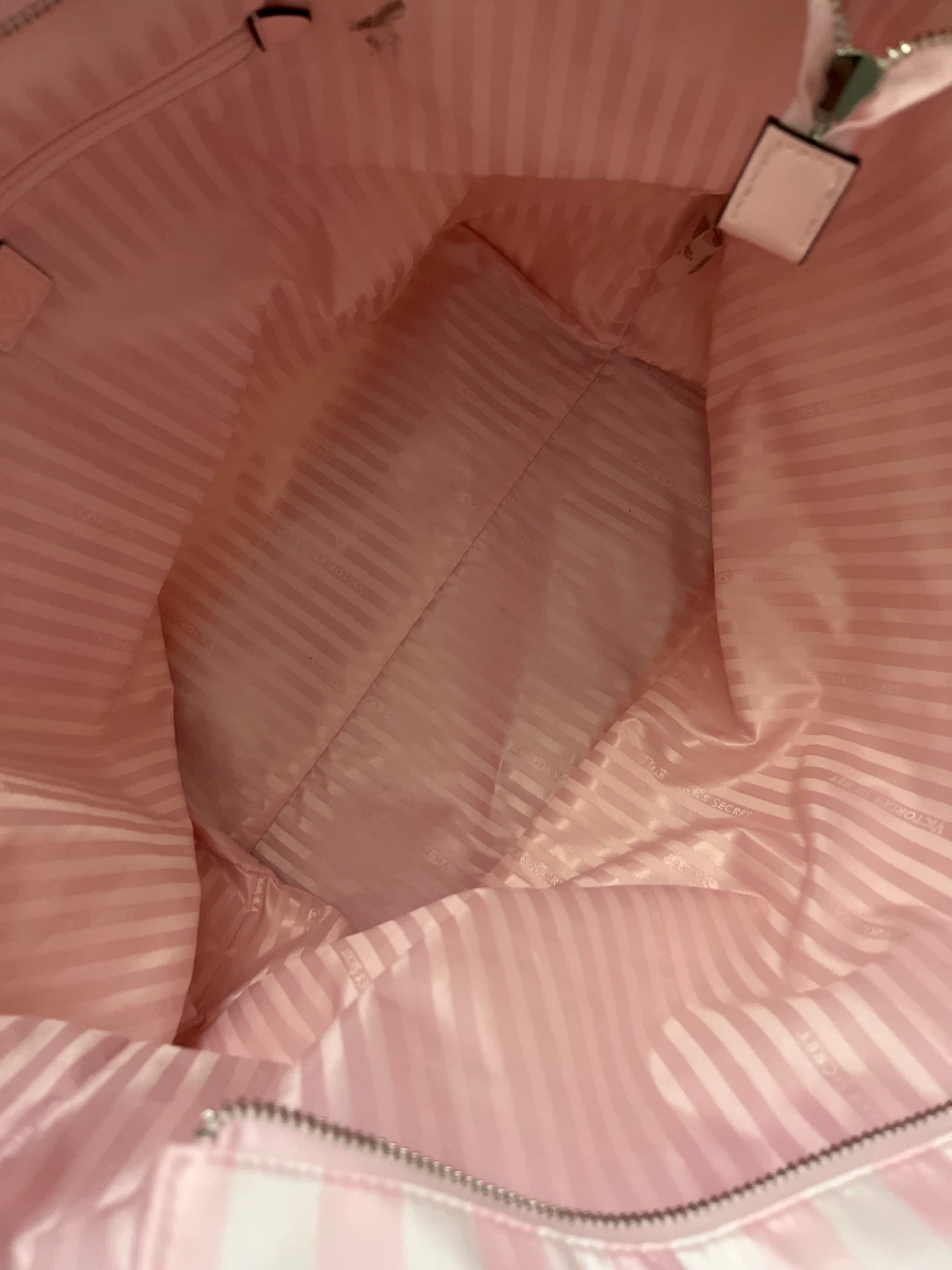 Victoria's Secret Pink Stripe Tote Bag - photo 2