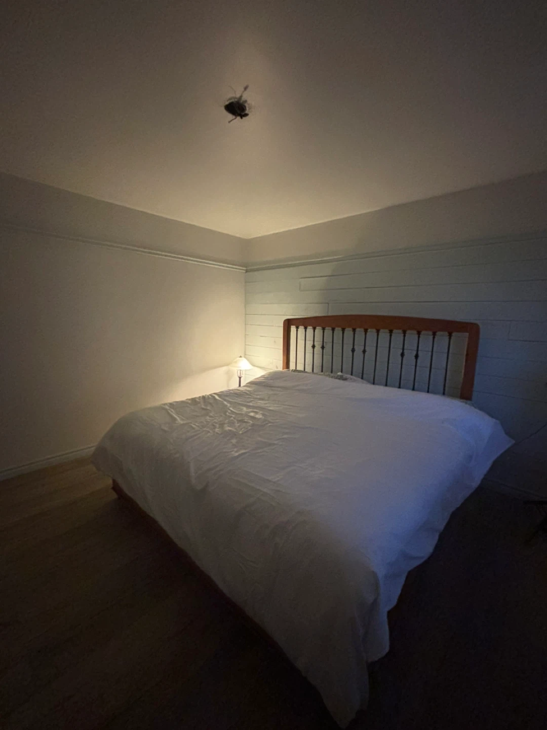 White duvet and white duvet cover