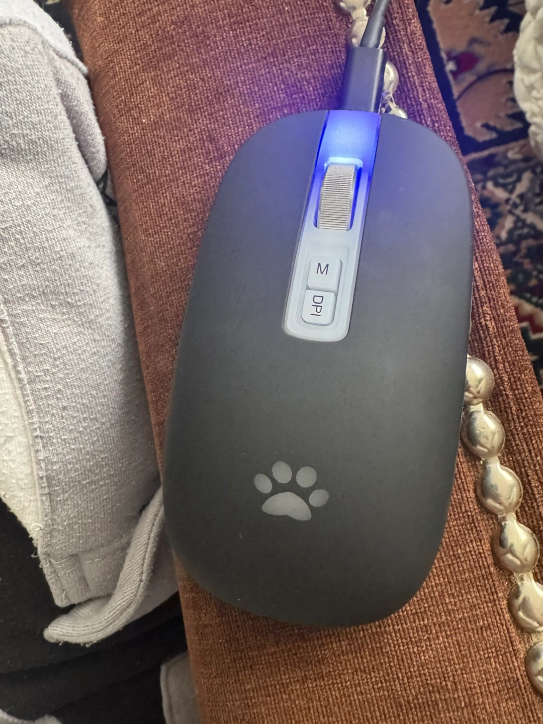 Wireless Computer Mouse with RGB Lighting