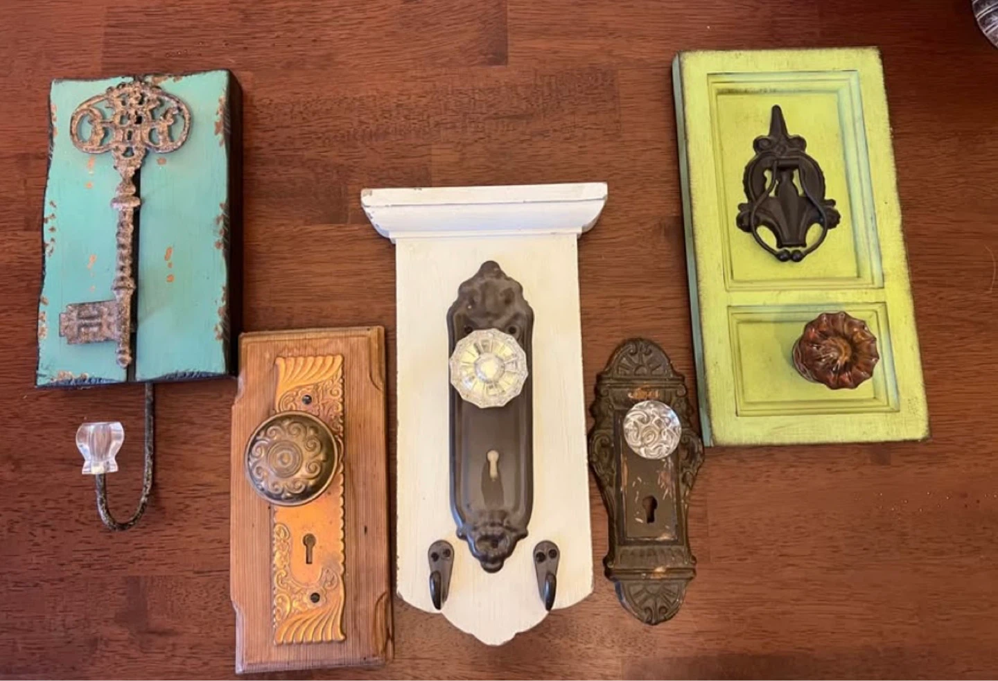 Set of 5 Vintage Unique Wall Decorations