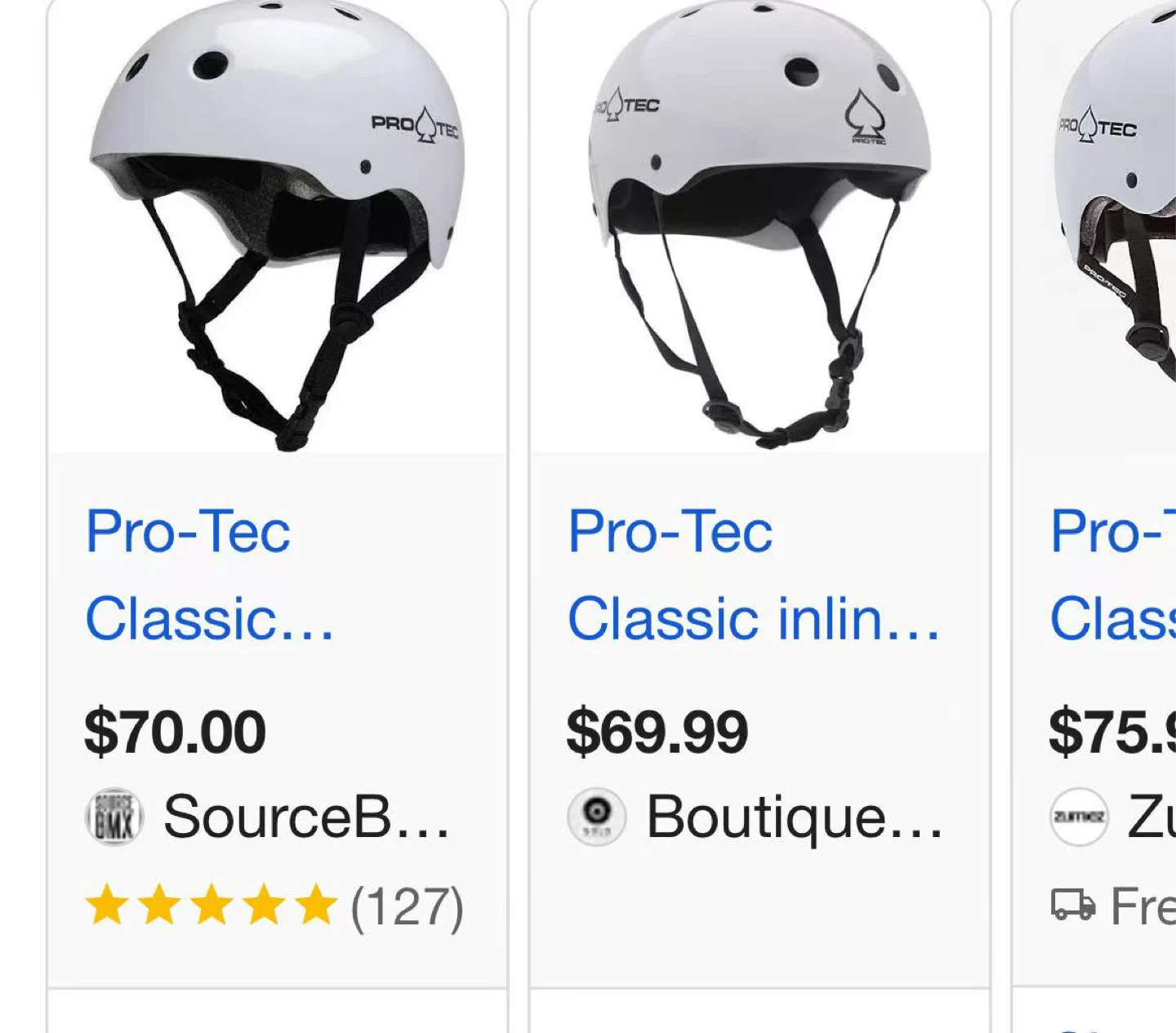 Pro-Tec Classic Skateboard Helmet - White, XS