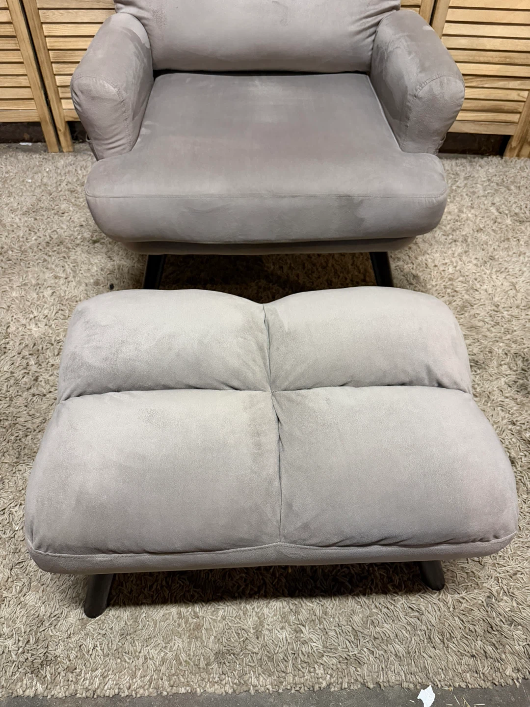 Recliner Accent Chair With Ottoman - photo 5