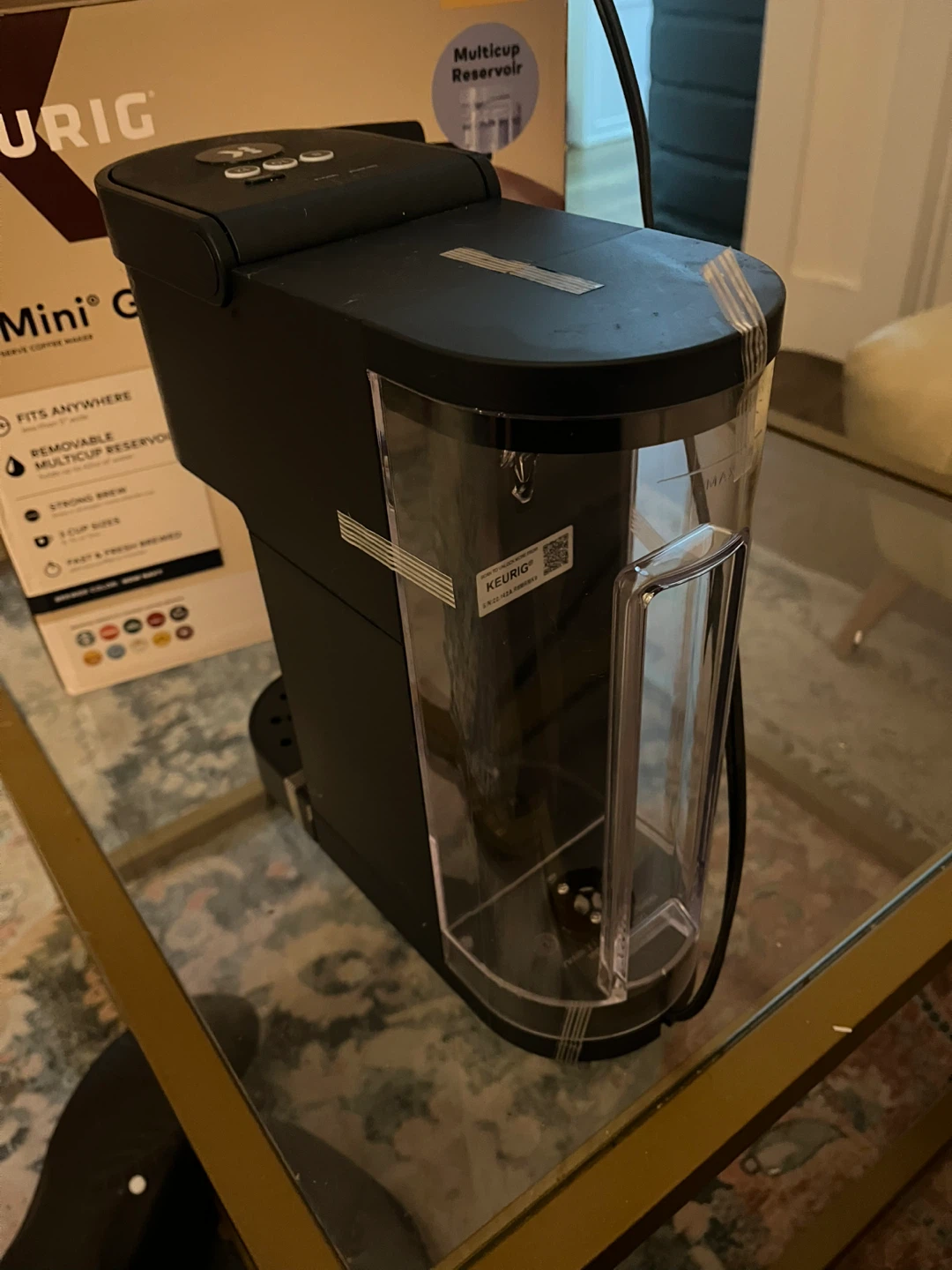 Keurig K-Mini Go Single Serve Coffee Maker - Black