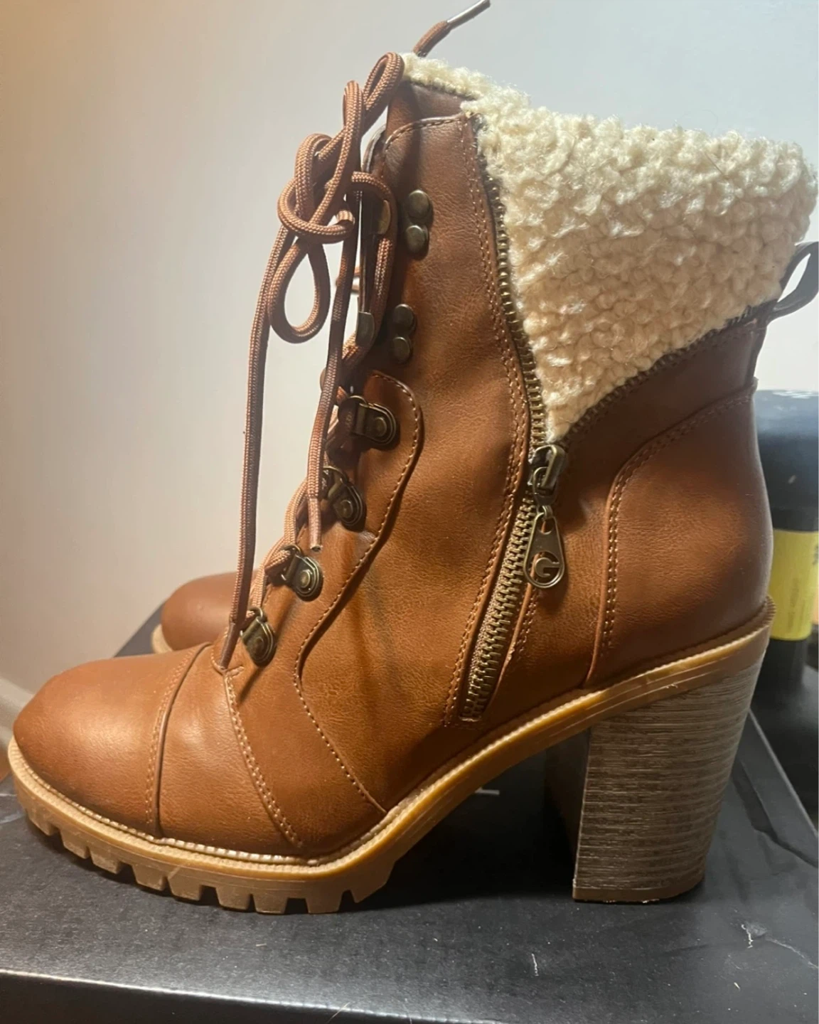 Brown Lace- Guess size 8.5 or 9