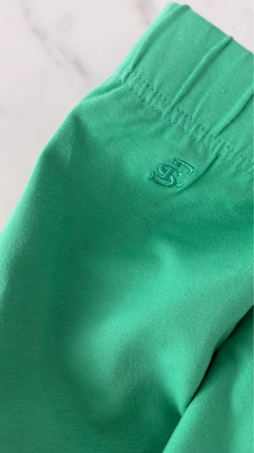 Escada Sport Green Cotton Blend Leggings Size S - photo 4