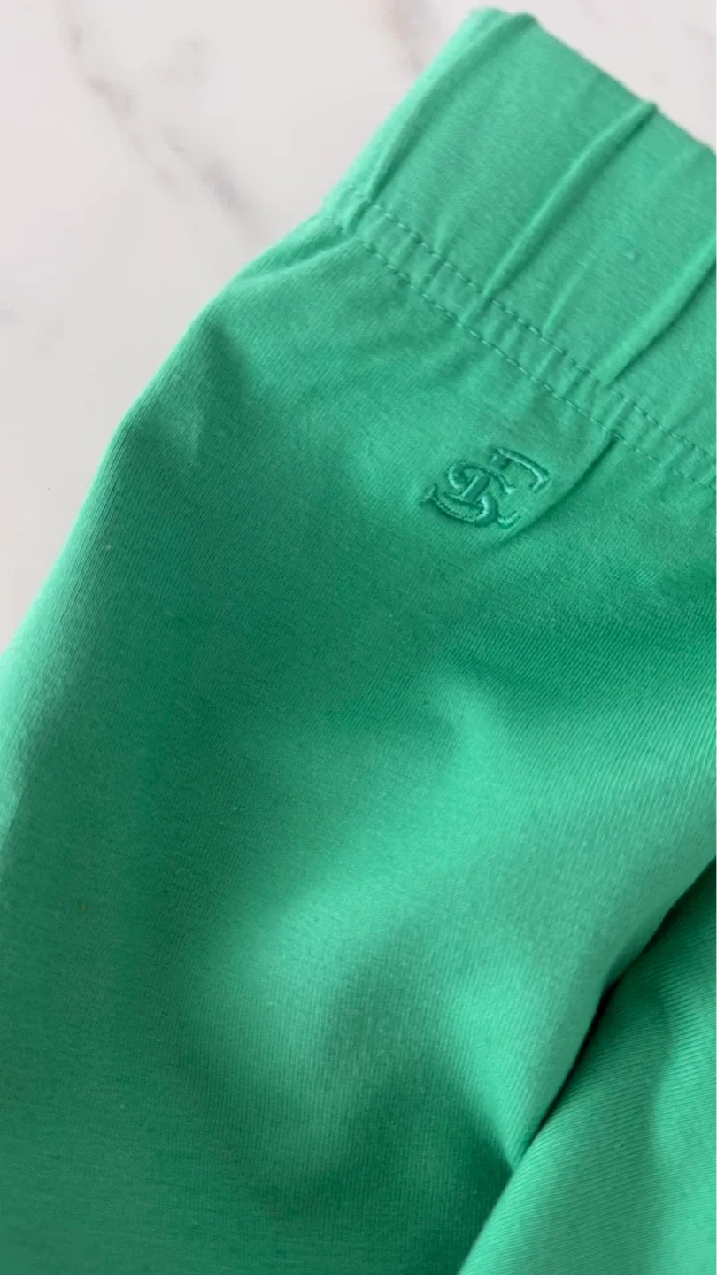 Escada Sport Green Cotton Blend Leggings Size S - photo 4